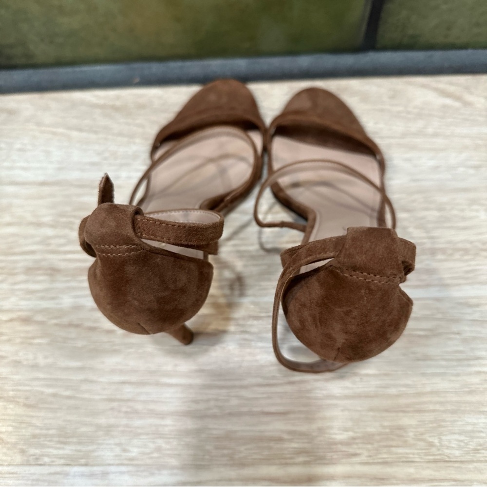 Brown Suede Strappy Women's Heels Size 8.5 by Banana Republic - Picture 7 of 11